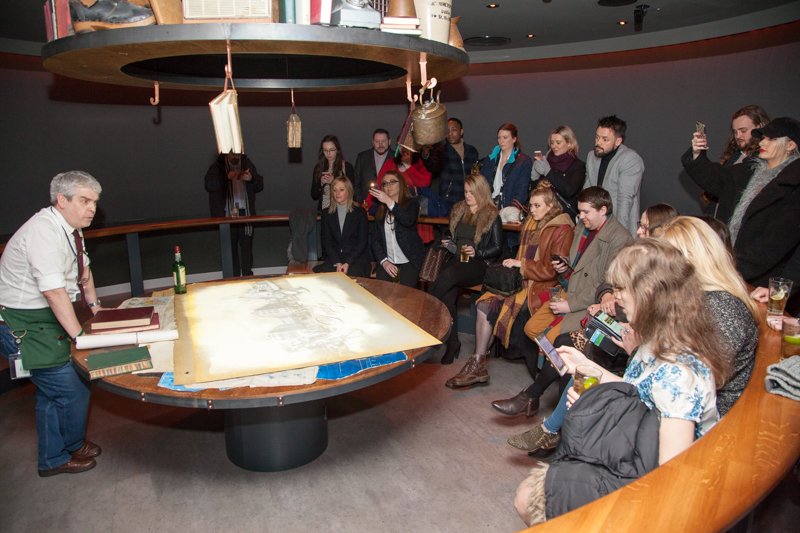 tour guide in jameson giving introduction