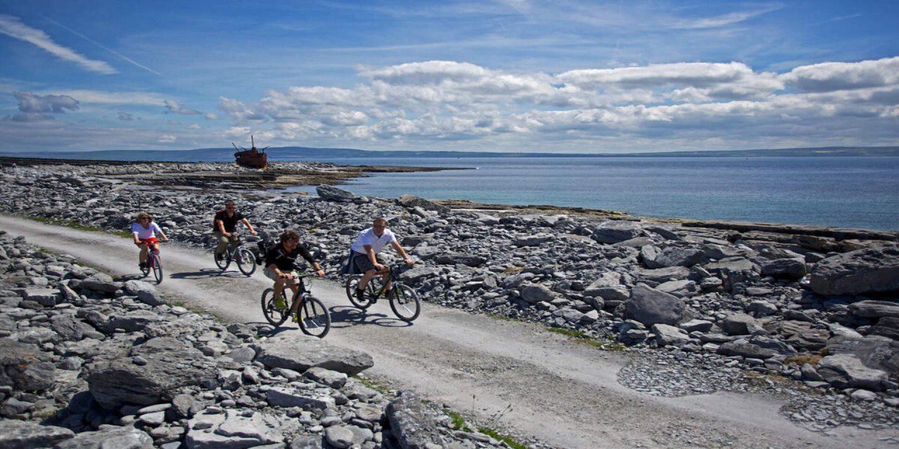 cycling group at inisheer